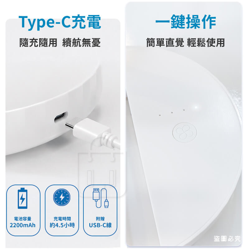 【聖岡科技 5吋折疊式充電循環扇】 可折疊收納 三段風速  USB充電 BSMI認證 桌扇 涼扇