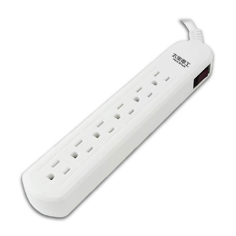 太星電工【一開六插電腦延長線】過載保護 防火耐用 3P插座 4尺 6尺 9尺 台灣製造