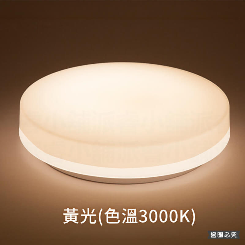 【富山 28W LED吸頂燈亮度相當30W】吸頂燈 LED燈 客廳燈 全電壓 三色調光 防水防塵防蟲