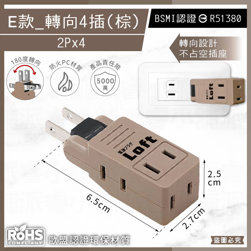 【聖岡 LOFT美式復古工業風壁插分接器】壁插 3轉2插座 分接器 轉接 插座 三面插 USB分接器