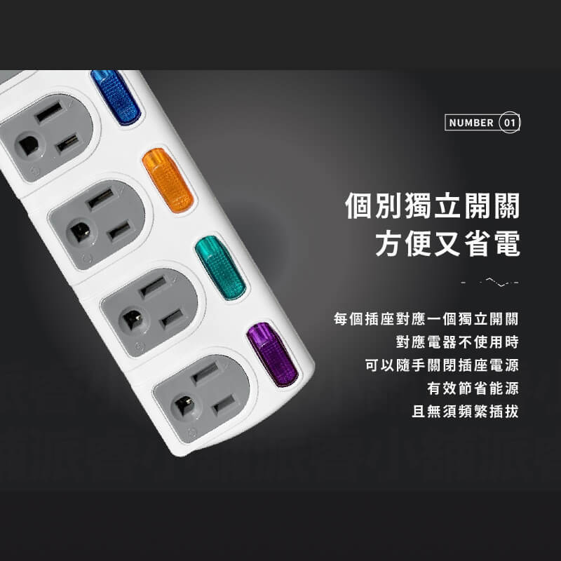 台灣製【過載斷電安全延長線3孔延長線】符合安規標準 安全延長線