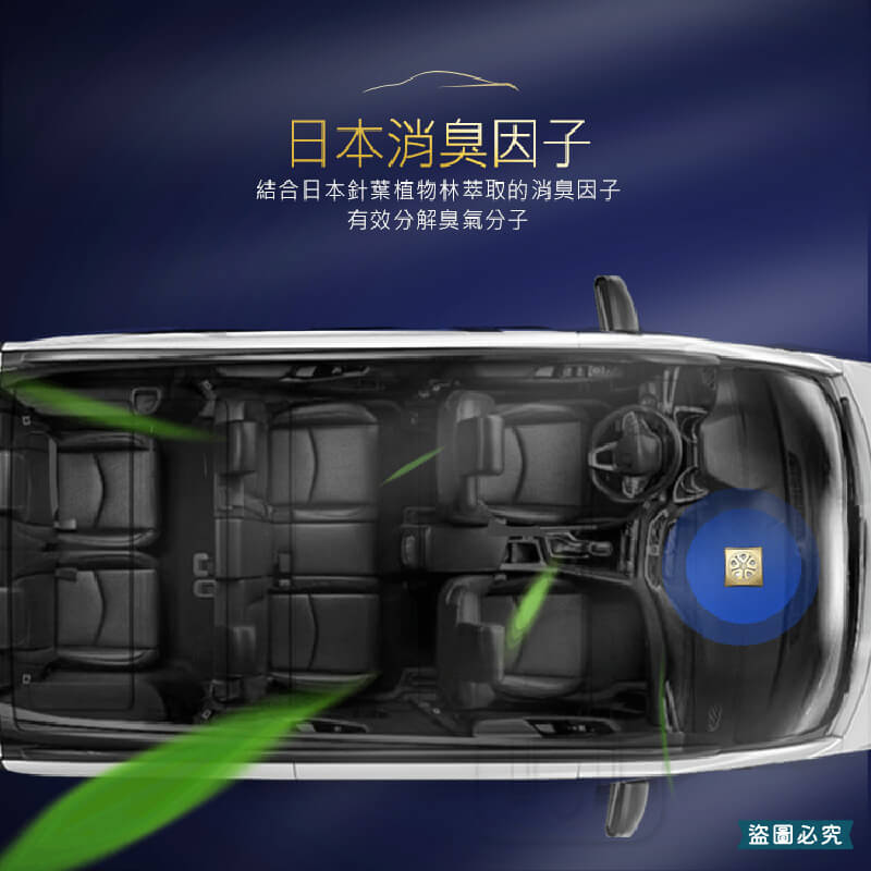 【去味大師 車內消臭易120g】去除異味 分解 清新 車用