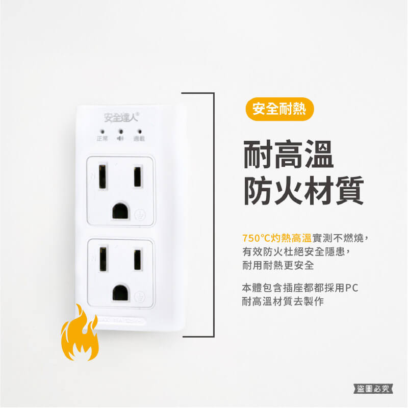 【BiBi AI過載警報分接器】100分貝過載蜂鳴 25W USB快充 壁插 分接器 充電器 氮化鎵快充