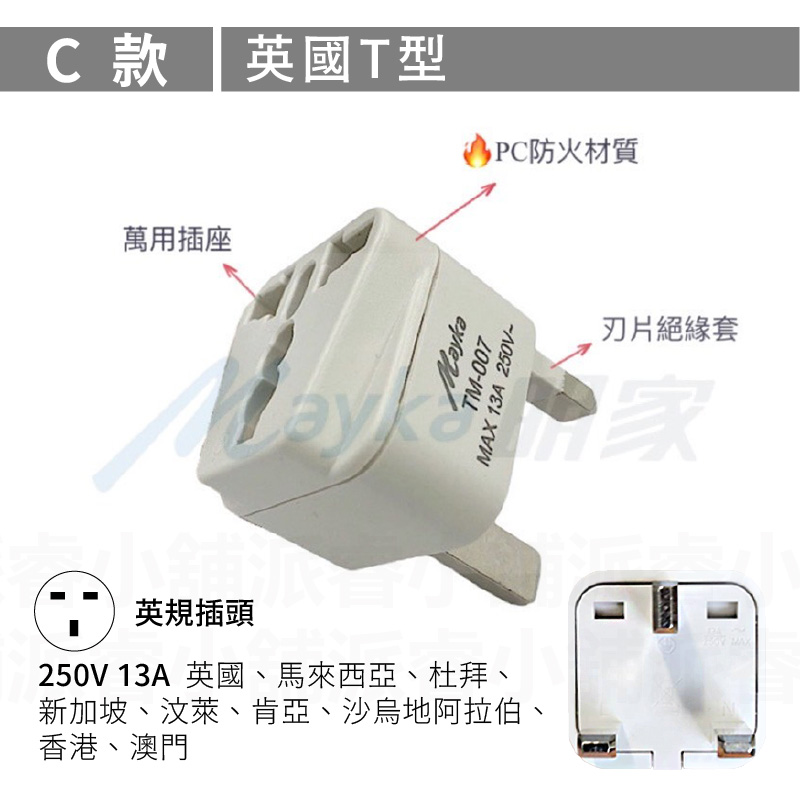【旅行萬用轉接頭】萬用插座 國外旅行