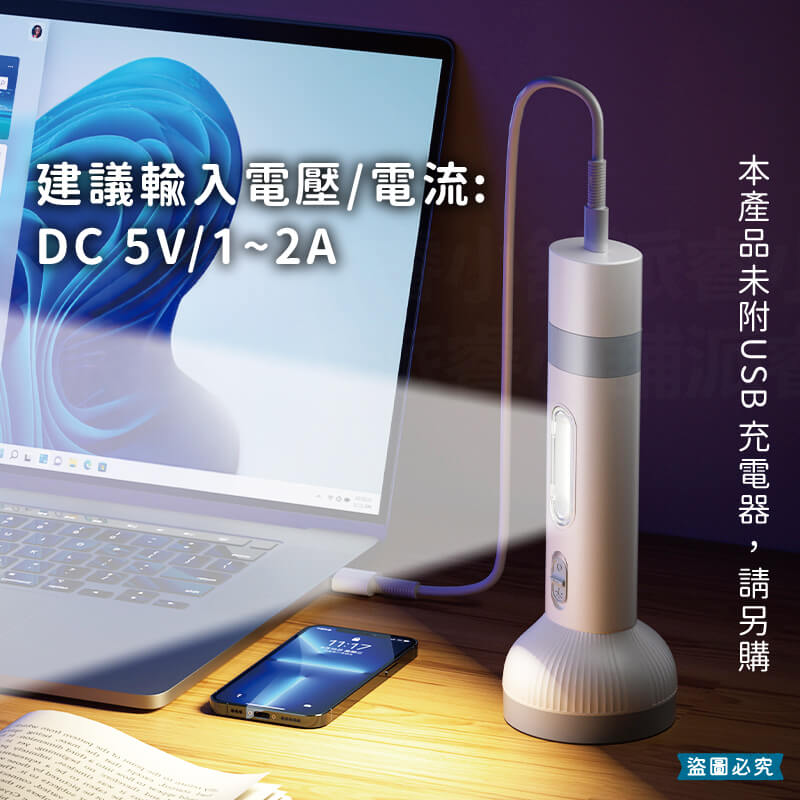 【利百代TYPE-C充電式捕蚊拍+手電筒】紫光誘蚊 捕蚊燈 捕蚊拍 電蚊拍 USB電蚊拍 手電筒